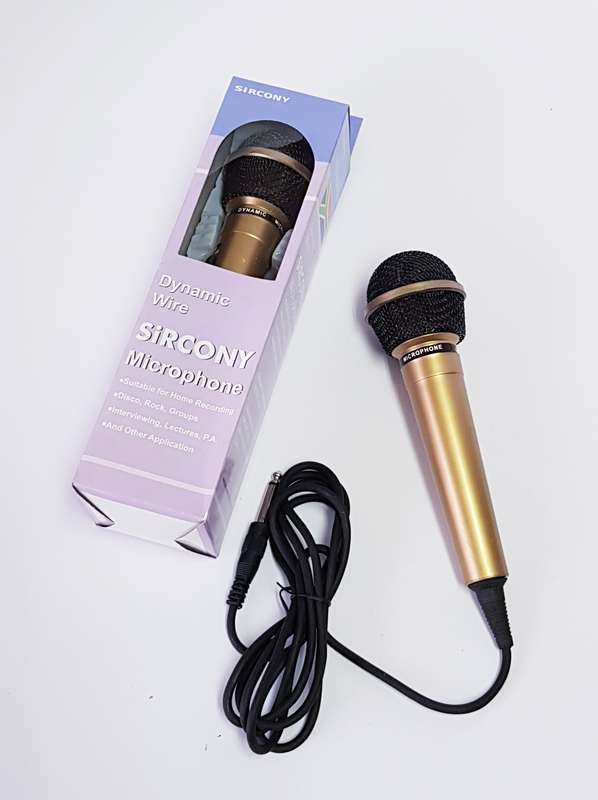 MICROPHONE - GOLD