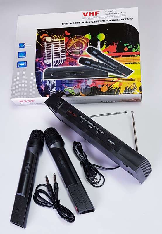 VHF WIRELESS/ CORDLESS DUAL HAND MICROPHONE SYSTEM (INTERMEDIATE)