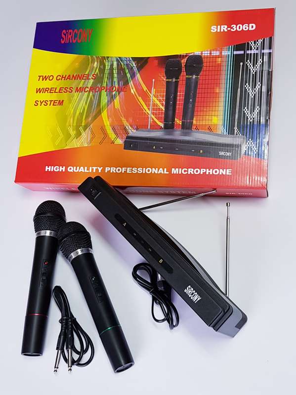 VHF Wireless/ Cordless DUAL hand microphone system (ENTRY LEVEL)
