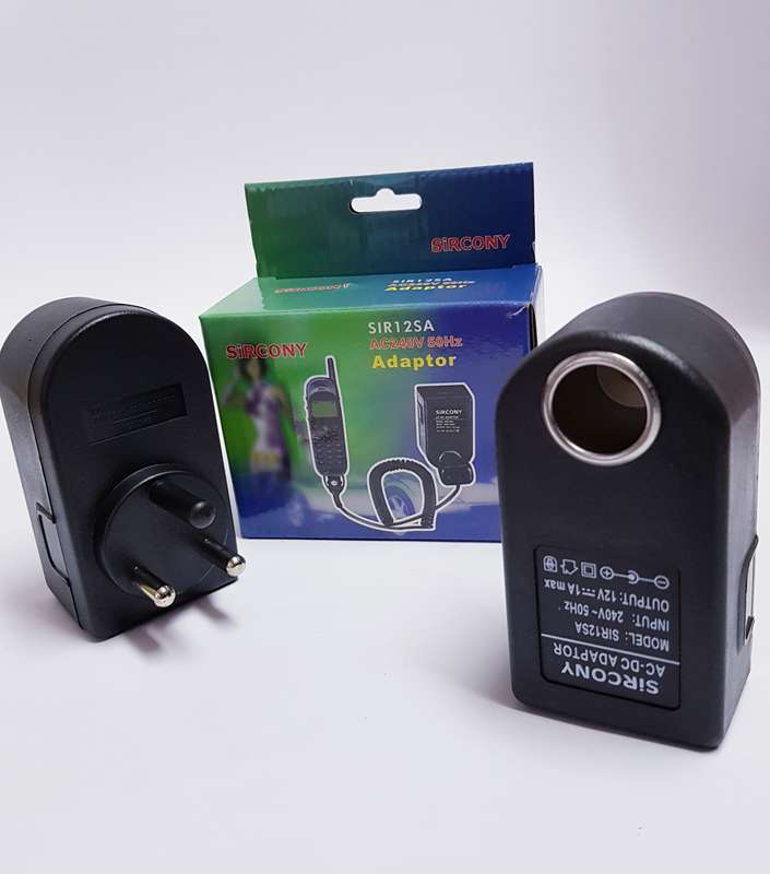 AC/ DC ADAPTOR 1AMP (1000mA) TO 12V CIGARETTE LIGHTER SOCKET