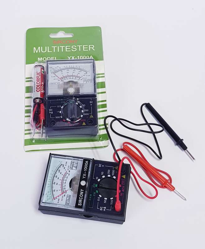 ANALOGUE MULTIMETER (batteries NOT included)