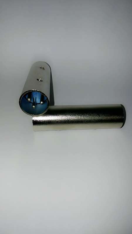 XLR Male to XLR Male Adapter Coupler  Metal Housing