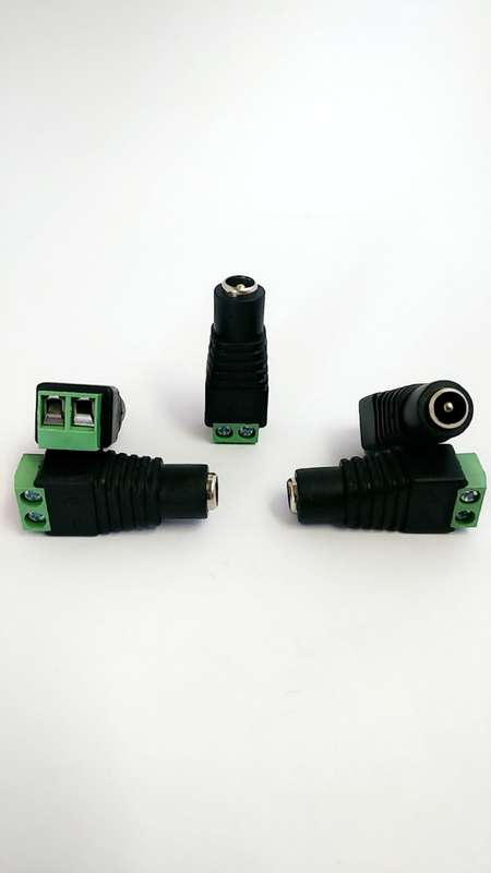 CCTV DC PLUG (FEMALE) WITH TERMINAL (5.5 X 2.1MM) (2pcs)