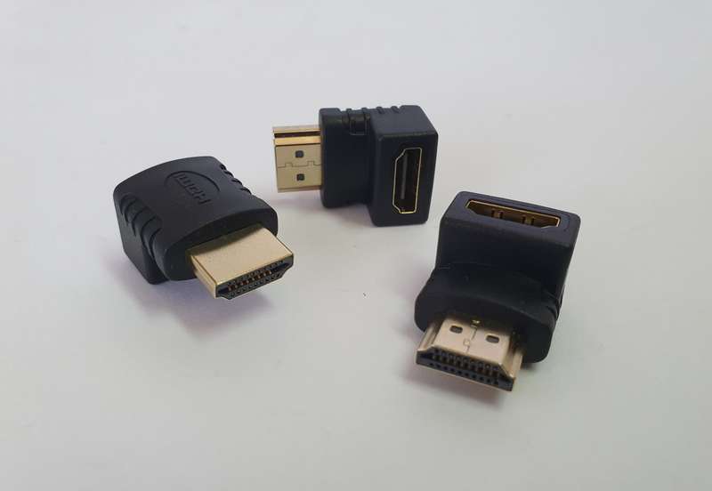 HDMI (M) TO HDMI (F) 90 DEGREE