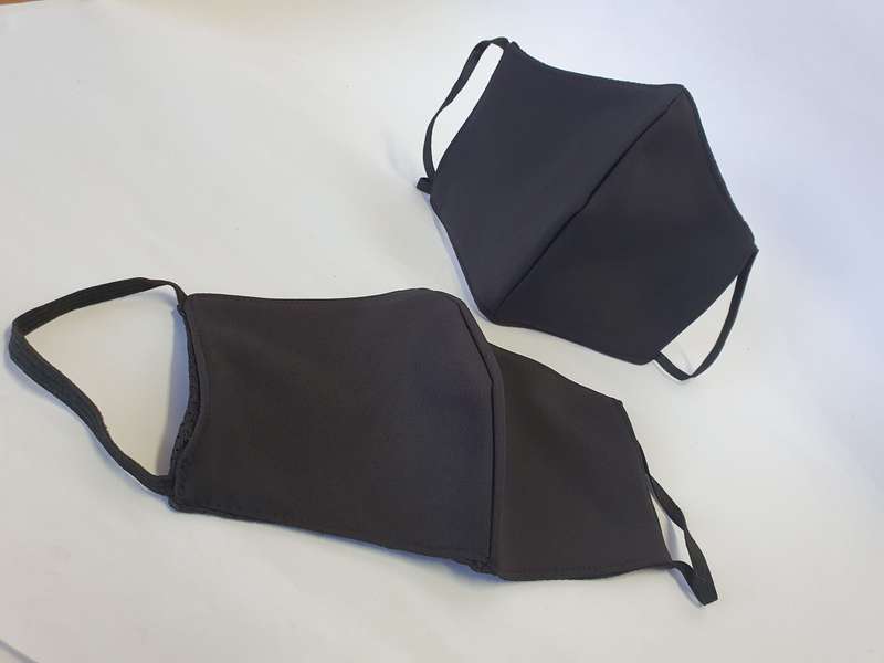 2 Ply Breathable Cloth Face Mask  (Black)