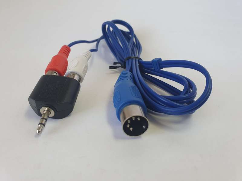 3.5mm Stereo to 5-Pin DIN MIDI (1.5m Cable)  Dual Purpose