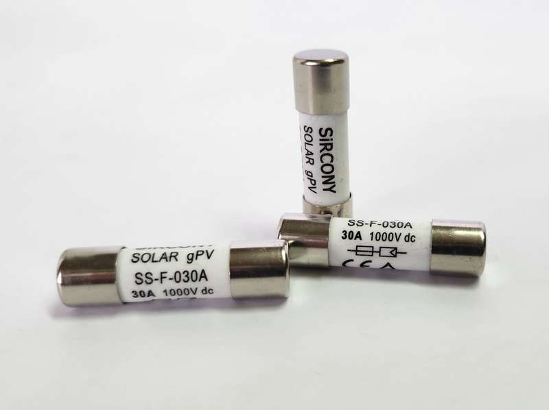 Solar PV Fuse 30A 1000VDC (10x38mm)-5PACK