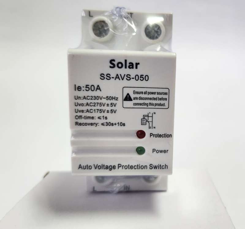 SOLAR automatic voltage protection switch 50A 230V