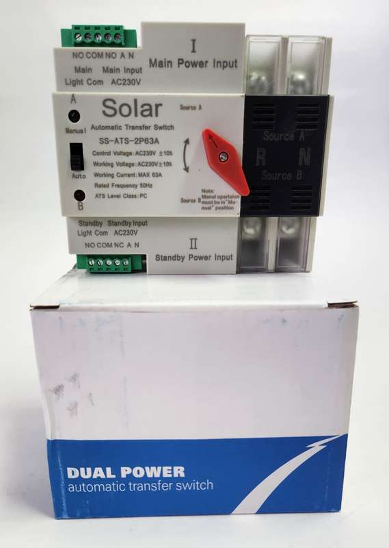 SOLAR Automatic Transfer Switch (ATS) 2P 63A