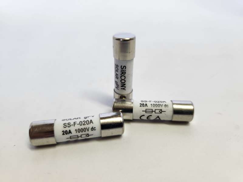Solar PV Fuse 20A 1000VDC (10x38mm)-10PACK