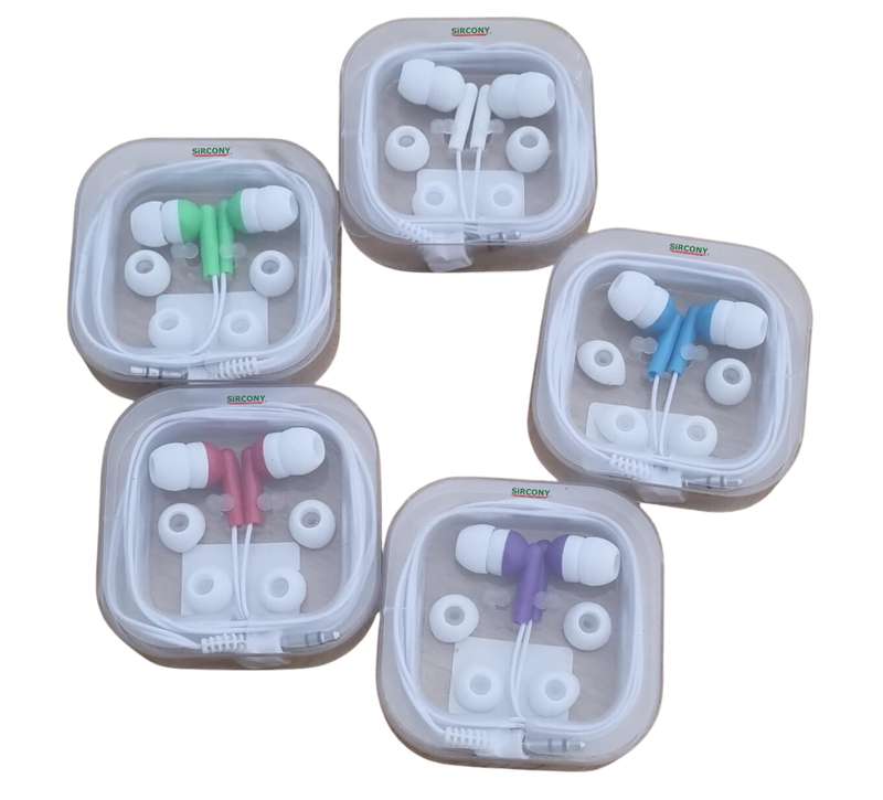 STEREO EARPHONE IN CLEAR CASE - 1 PC