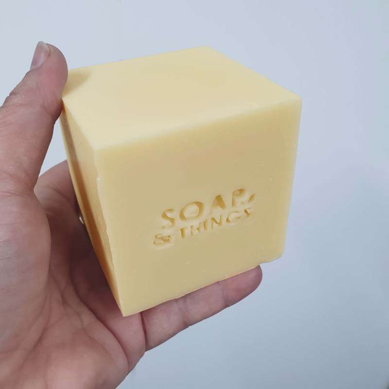 Dish & Laundry Soap Block, Citrus Essential Oils Natural Cleansing Soap Bar