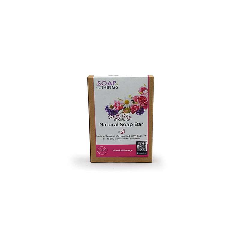 Pretty Posy Soap Bar, Floral Blend Essential Oils Natural Handmade Soap