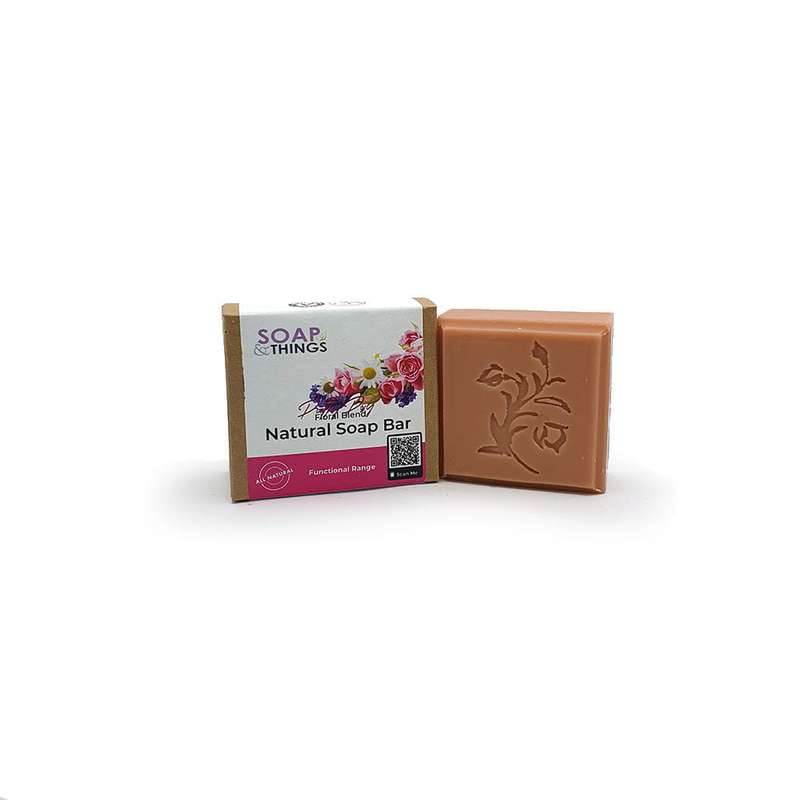 Pretty Posy Soap Bar, Floral Blend Essential Oils Natural Handmade Soap