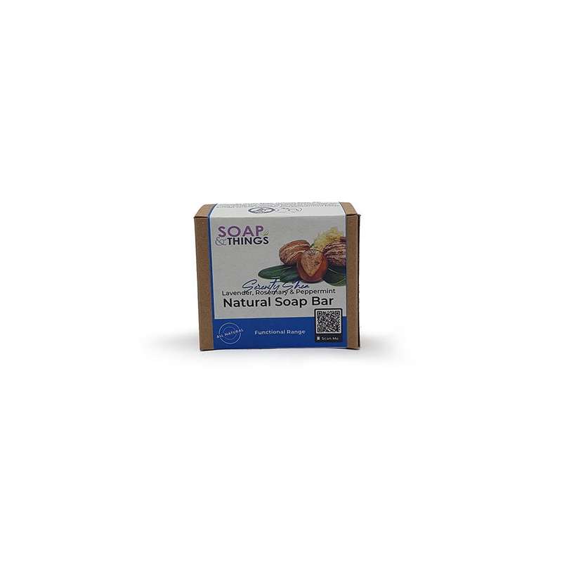 Serenity Shea Butter Soap Bar, Lavender/Peppermint/Rosemary Essential Oils Natural Handmade Soap