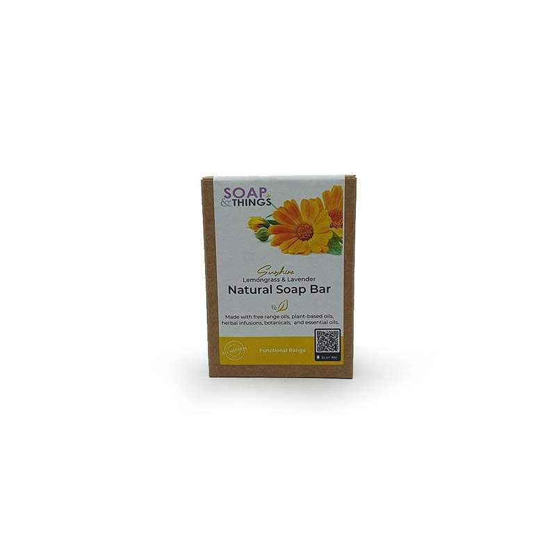 Sunshine Soap Bar, Lavender & Lemongrass Essential Oils Natural Handmade Soap