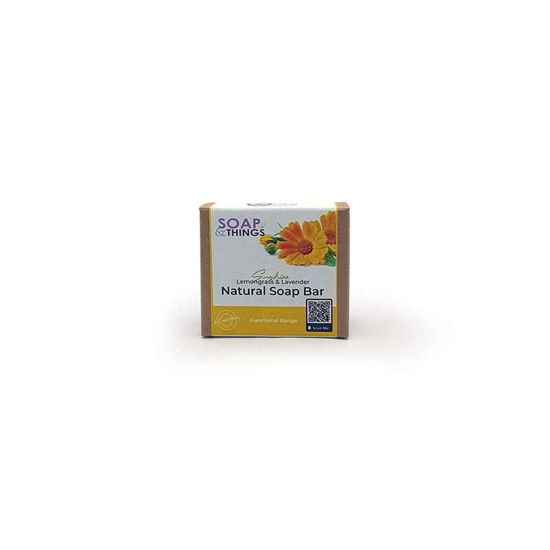 Sunshine Soap Bar, Lavender & Lemongrass Essential Oils Natural Handmade Soap