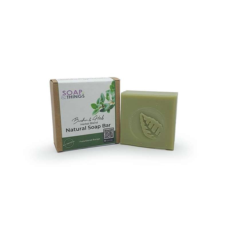 Buchu & Herbs Soap Bar, Herbal Essential Oils Natural Handmade Soap