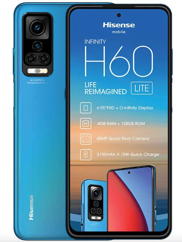 Hisense Infinity H60 Lite 128GB Dual Sim - Blue (New, open-box item)