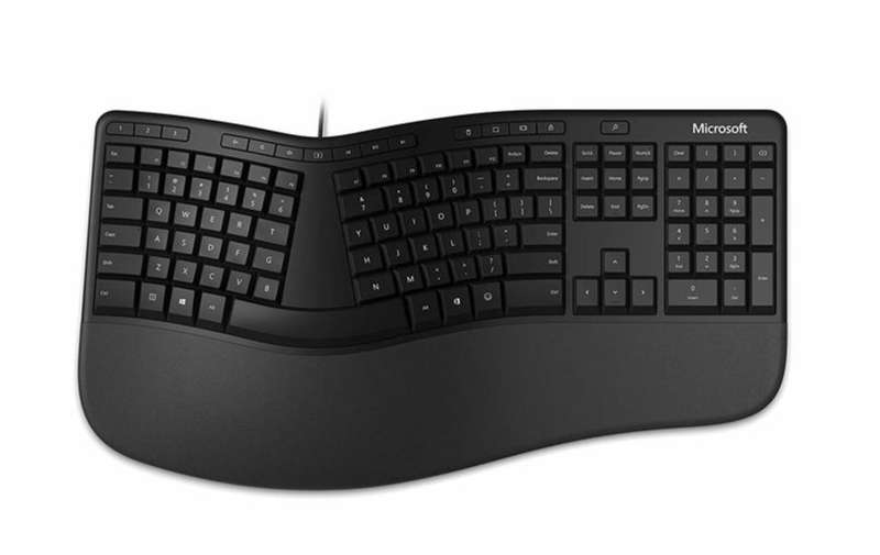 Microsoft - Ergonomic USB Wired Keyboard - LXM-00008 (New, open-box item)