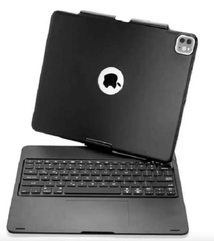 TUFF-LUV Pro-Elite Bluetooth Clam Shell keyboard Shell Case with Touchpad for Apple iPad Pro 12.9...