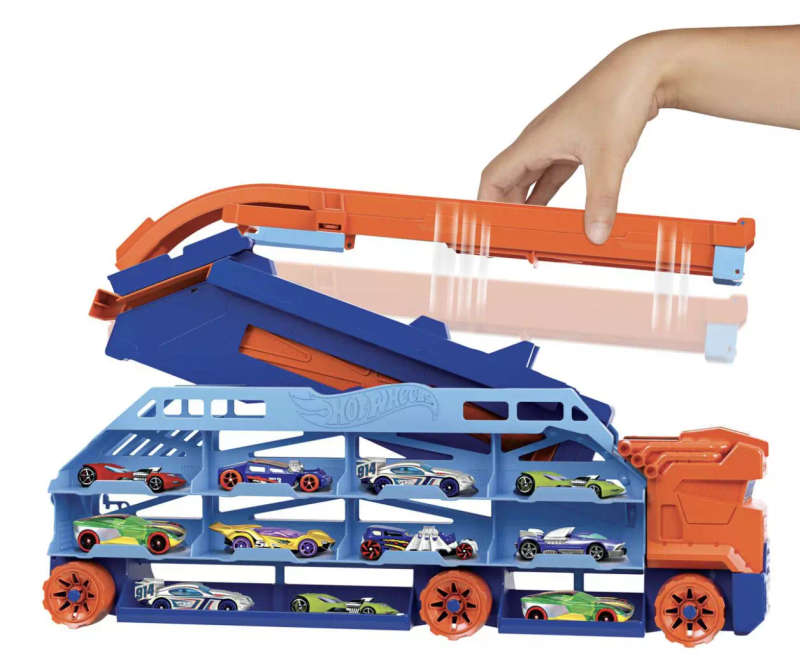 Hot Wheels City Speed Drop Transport Hauler