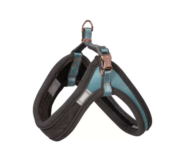 Rogz Dog Urban Adjustable Fast Fit Harness Small/Medium - Turquoise Moon - 80 g