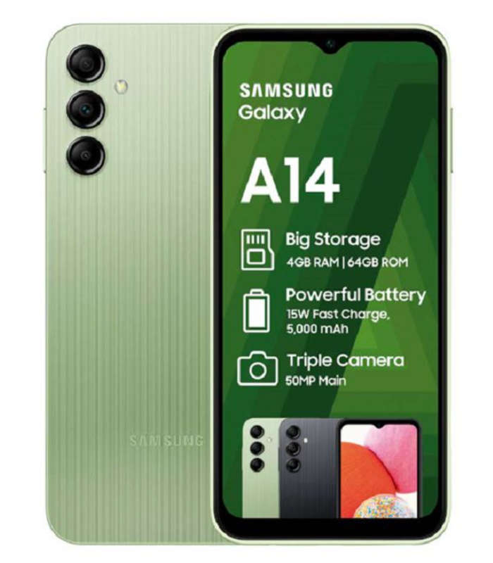 Samsung Galaxy A14 Light Green Dual Sim 64gb (New, open-box item)