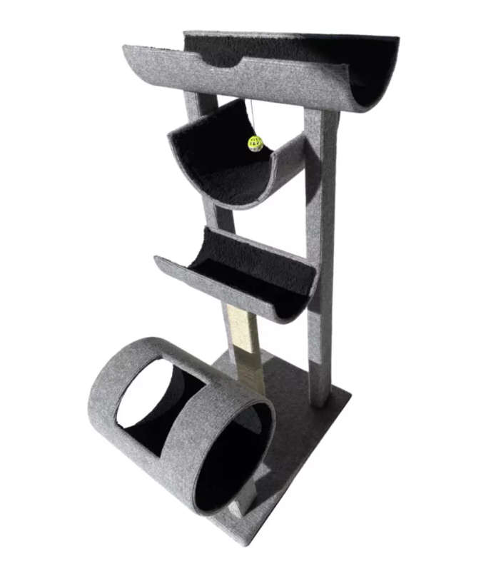 Scratzme - The Marriot Premium Scratching Post - Light Grey and Black