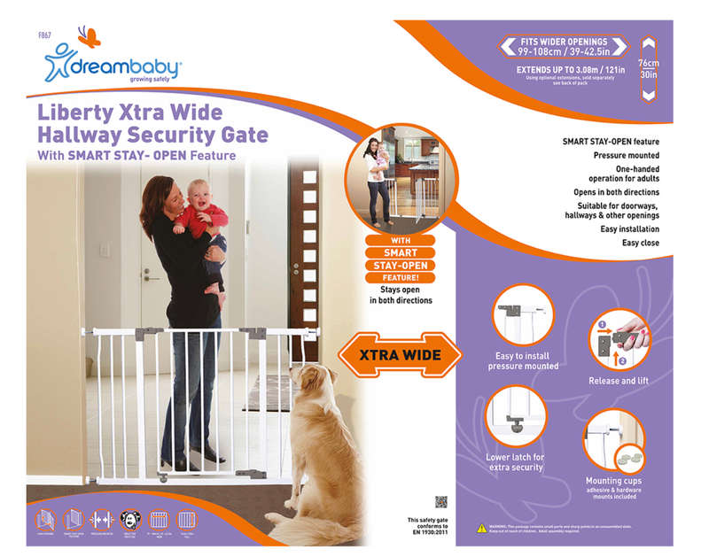 Dreambaby - Liberty - Extra Hallway Gate (NEW, packaging damaged)