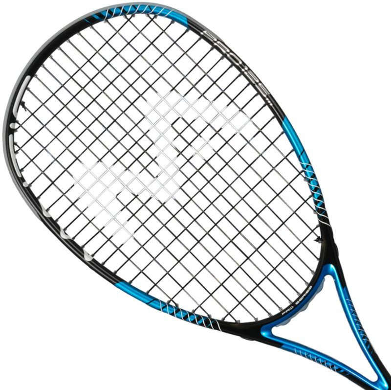 Mantis Pro125 III Squash Racket with Grommit Strip - Blue - 470cm2 Head Size