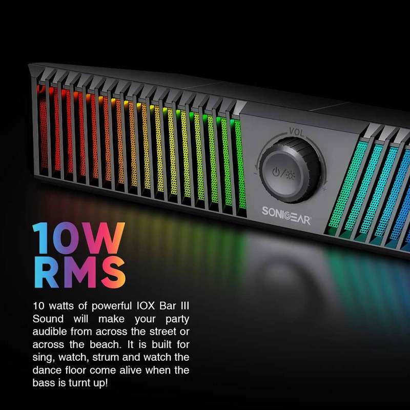 SonicGear iOX Bar III Bluetooth USB Powered Sound Bar