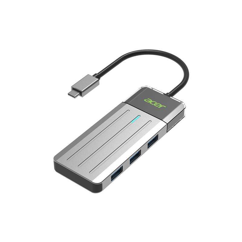 Acer ZL.DCK11.002 ODK3H0 USB-C 5-In-1 Mini Dock With 3X USB3.2 Gen1 5Gbps, HDMI 4K@60Hz And USB-C...