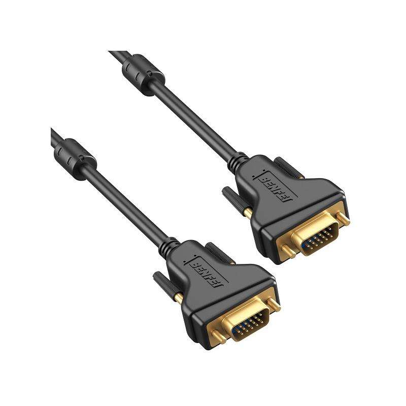 BENFEI VGA Male To Male 1.8m Cable With Gold-Plated Connectors And Supports Resolution Of Up To 1...