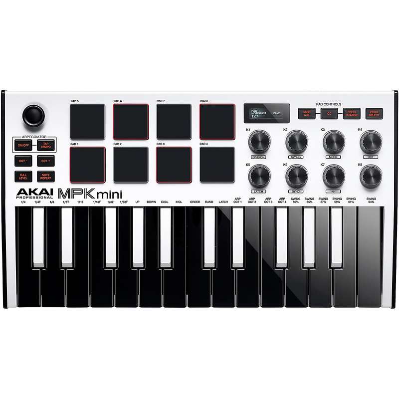 Akai MPK Mini MK3 White