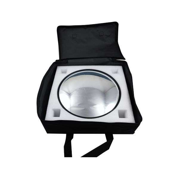 PremiumSun 30cm convex under vehicle inspection mirror with LED light