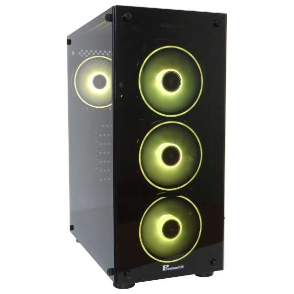 PremiumSUN C915BG Gaming Case with 4 ARGB Fans