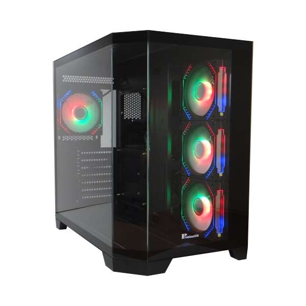 PremiumSUN C918BS Gaming Case with 4 ARGB LED Fans