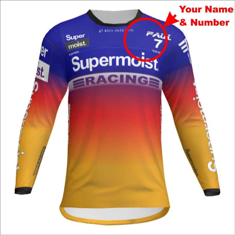 Supermoist Custom made Enduro, MX, Motocross, Free Style or Supermoto riding shirts to order. - XL |