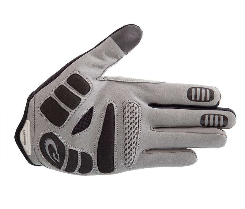 LIZZARD Race Long Finger Gloves Black/Grey - ROYAL/ORANGE