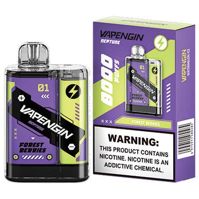 Vapengin Neptune Disposable 50mg 8000Puffs - Raspberry Cherry