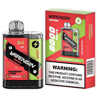 Vapengin Neptune Disposable 50mg 8000Puffs - Raspberry Cherry