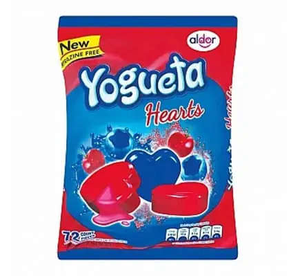 Yogueta Hearts Blueberry Cherry 50's