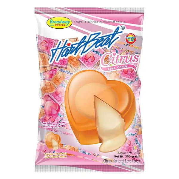 Hartbeat Citrus 300g 50's