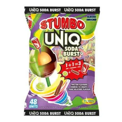 Stumbo Uniq Soda Burst 48's
