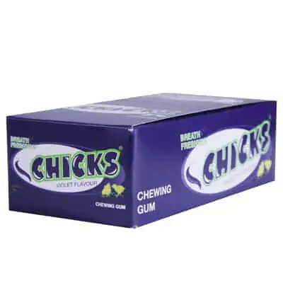 Chicks Gum Violet 24's