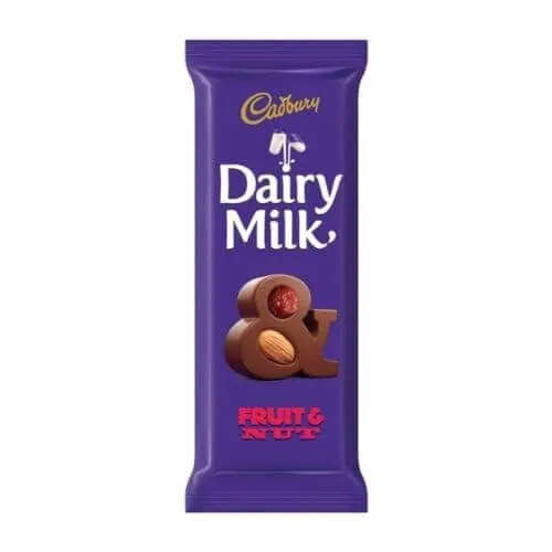 Cadbury Fruit & Nut Slabs 12X80g