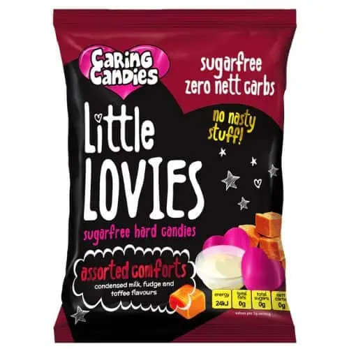 Caring Candies Sugar Free Assorted Comforts 100g