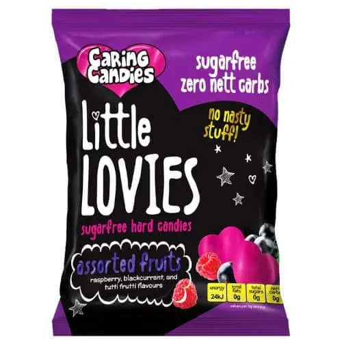 Caring Candies Sugar Free Assorted Fruit 100g