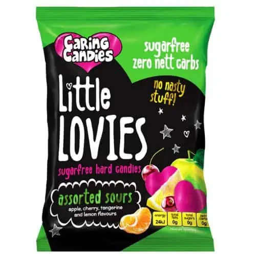Caring Candies Sugar Free Assorted Sours 100g